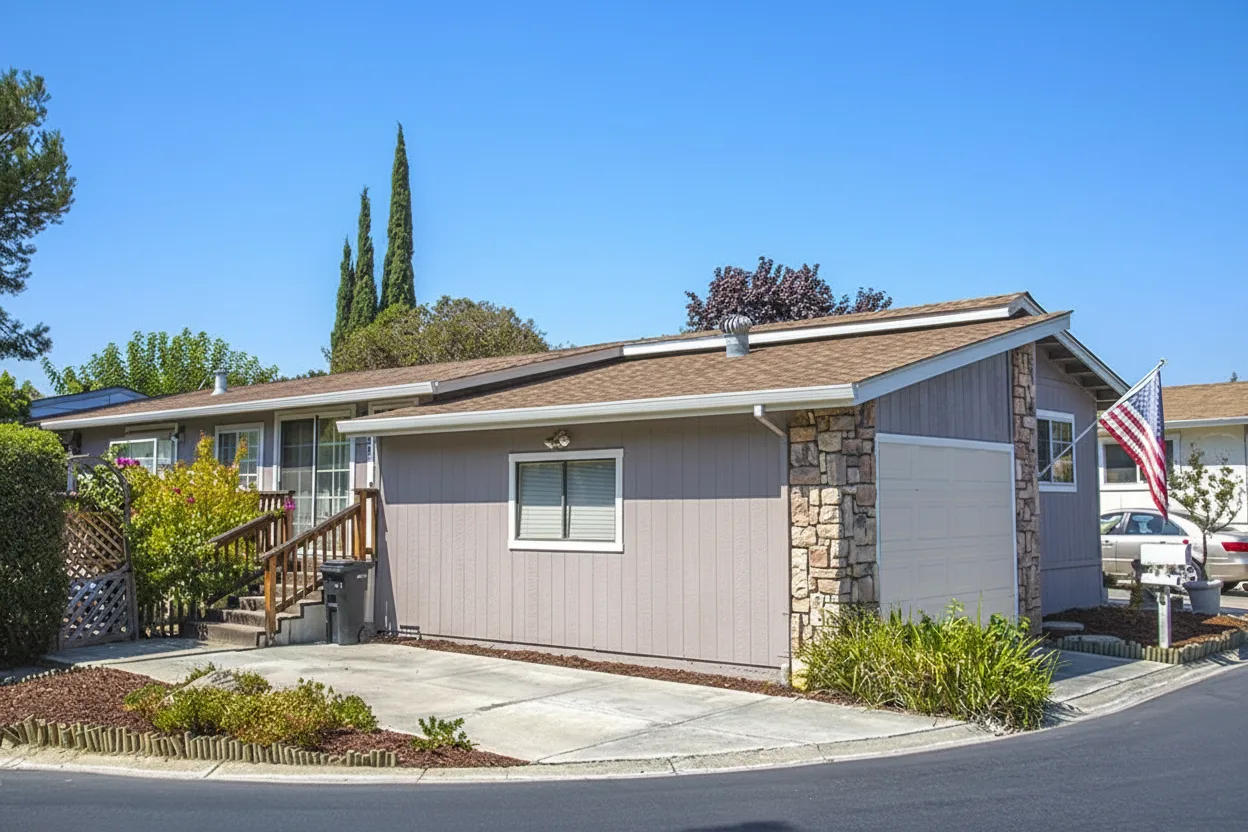 Gray house with Weathered Wood roof using Landmark Resawn Shake