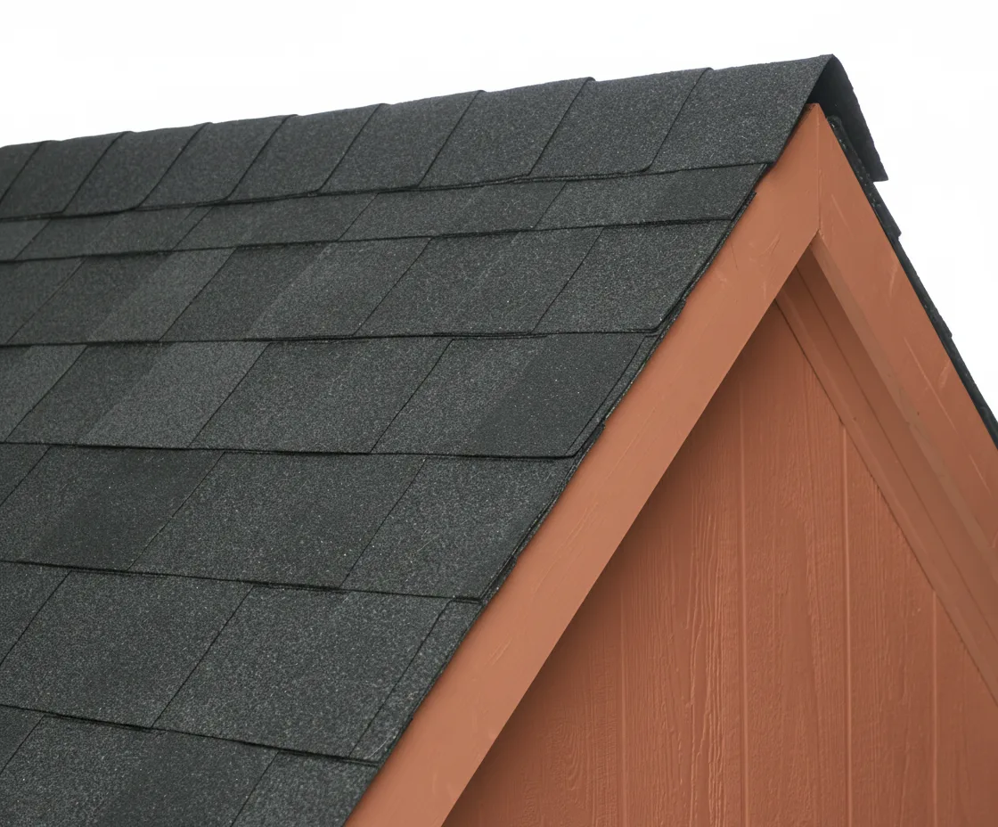 Terracotta house with Charcoal roof