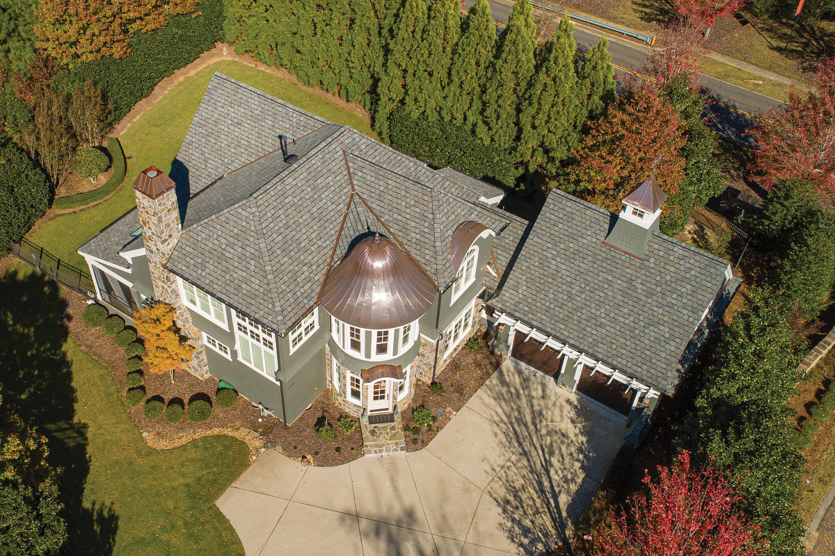 Home with CertainTeed Belmont Stonegate Gray roof