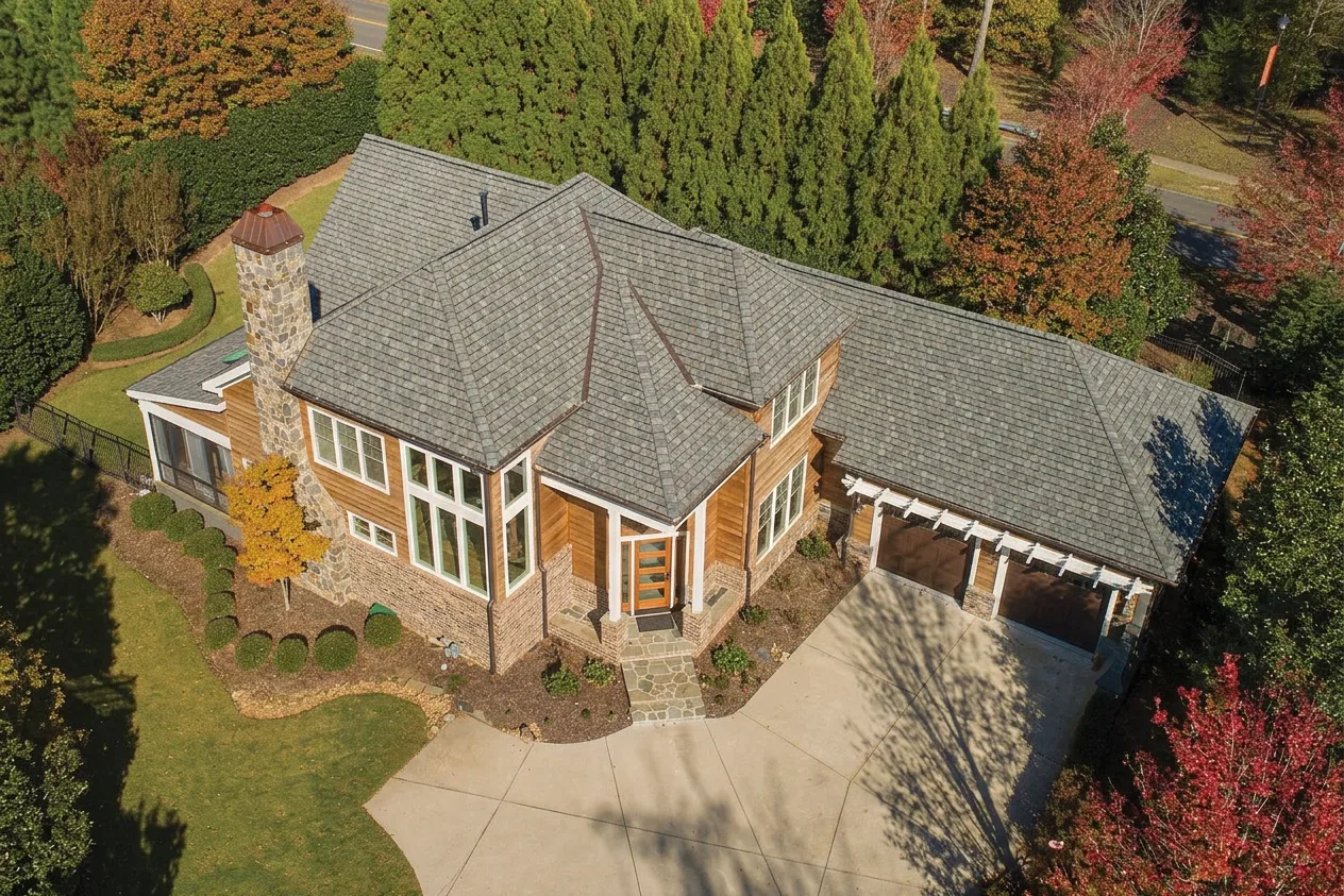 Florida home with Belmont Stonegate Gray roof