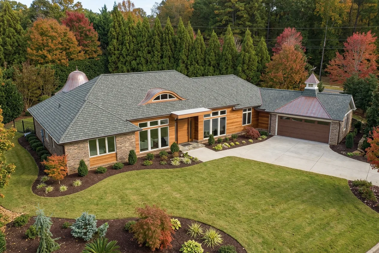 Florida home with Belmont Stonegate Gray roof