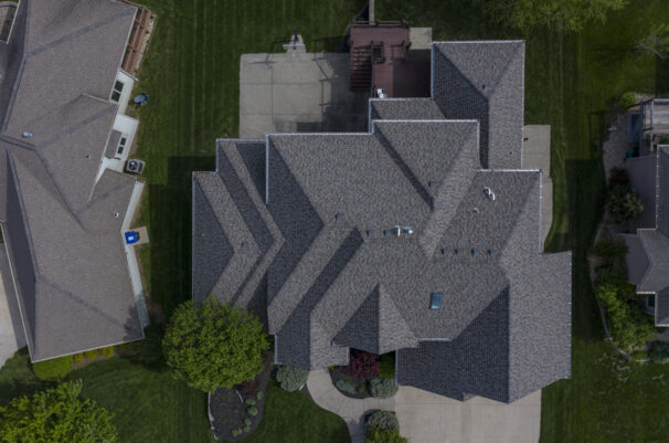 Home with CertainTeed Belmont Weathered Wood roof