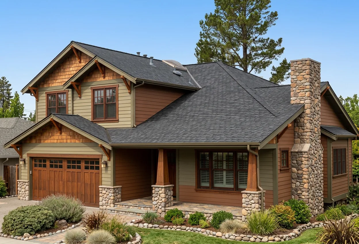 Florida home with Grand Manor Black Pearl roof