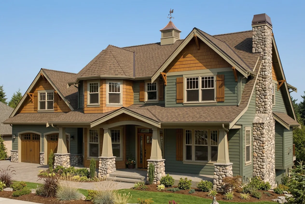 Florida home with Grand Manor Brownstone roof