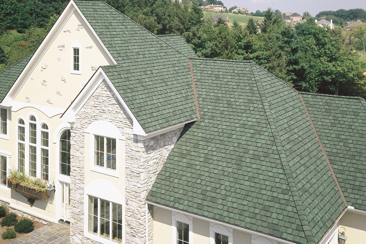 Home with CertainTeed Grand Manor Sherwood Forest roof