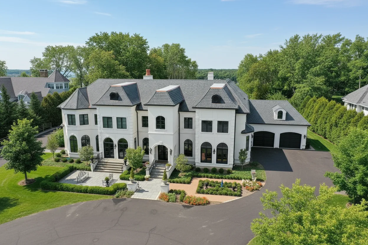 Florida home with Grand Manor Stonegate Gray roof