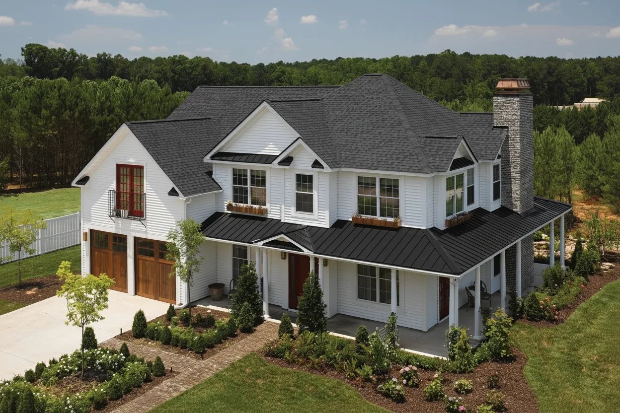 Florida home with Landmark Cinder Black roof
