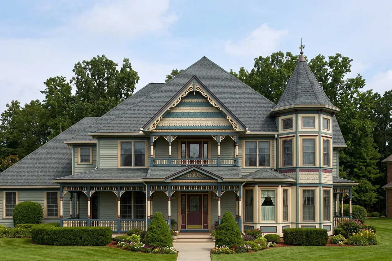 Florida home with Landmark Colonial Slate roof