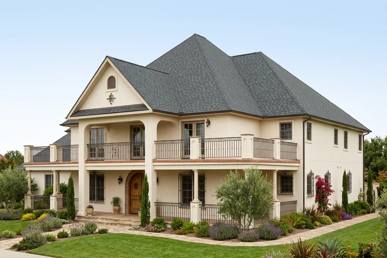Florida home with Landmark Colonial Slate roof