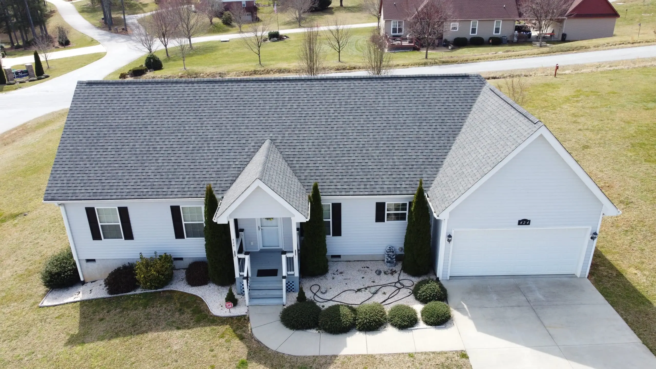 Florida home with Landmark Georgetown Gray roof