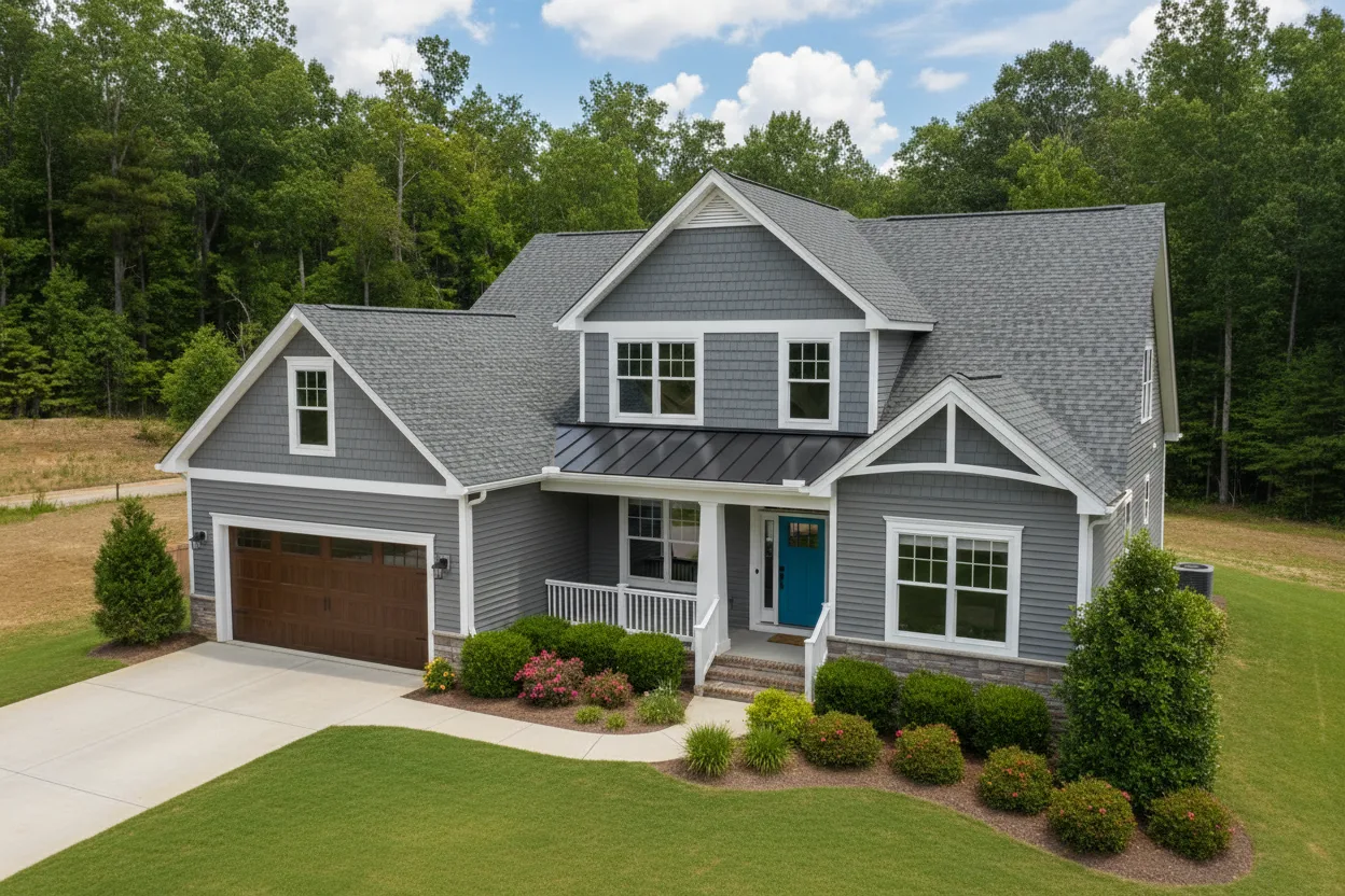 Florida home with Landmark Granite Gray roof