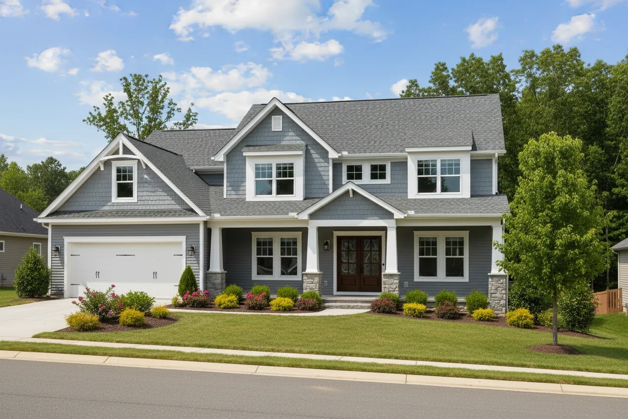 Florida home with Landmark Granite Gray roof