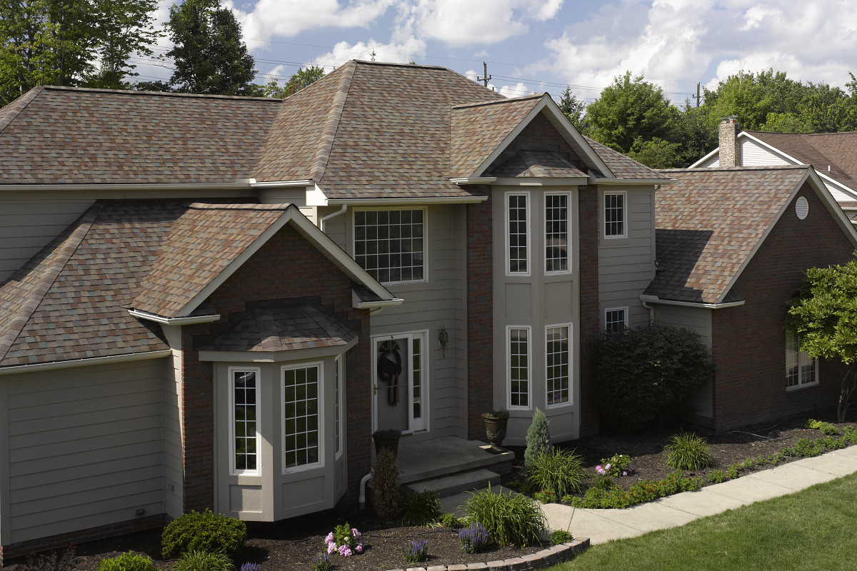 Home with CertainTeed Landmark Painted Desert roof