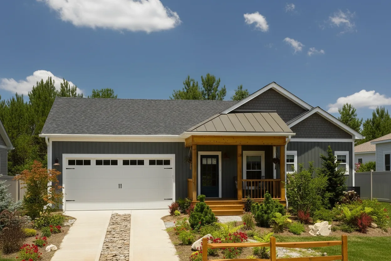 Florida home with Landmark Pewterwood roof