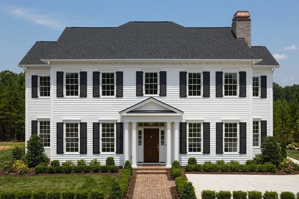Florida home with Landmark Pro Cinder Black roof