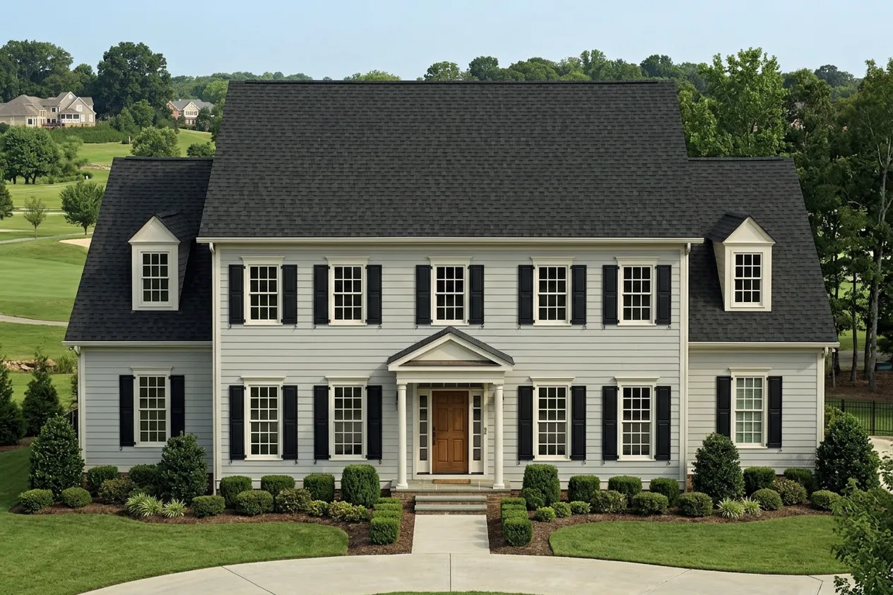 Florida home with Landmark Pro Max Def Black Walnut roof