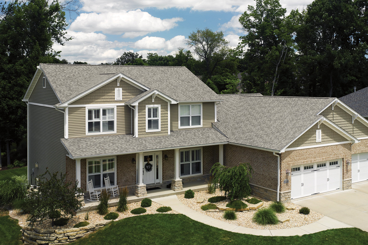 Home with CertainTeed Landmark Pro Max Def Cobblestone Gray roof