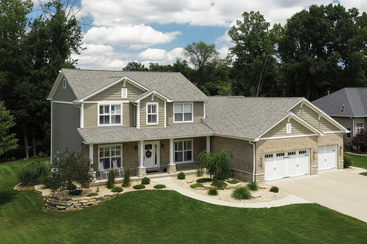 Florida home with Landmark Pro Max Def Cobblestone Gray roof