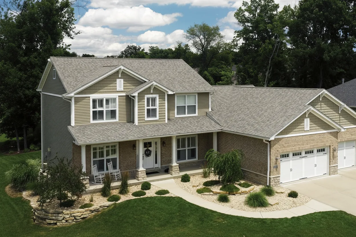 Florida home with Landmark Pro Max Def Cobblestone Gray roof