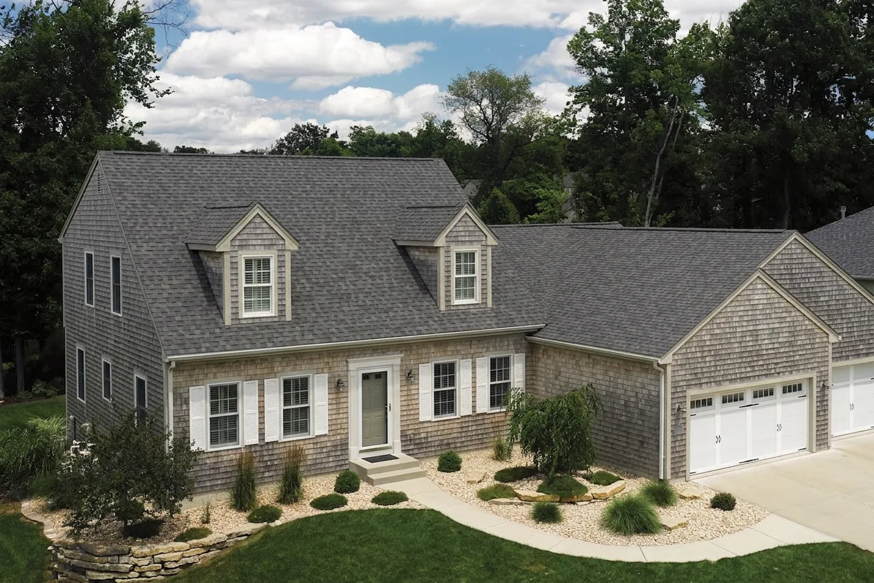 Florida home with Landmark Pro Max Def Colonial Slate roof