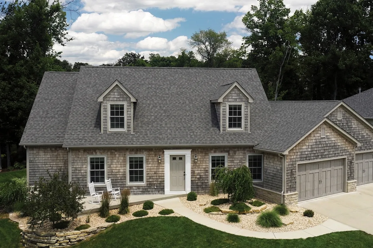 Florida home with Landmark Pro Max Def Colonial Slate roof