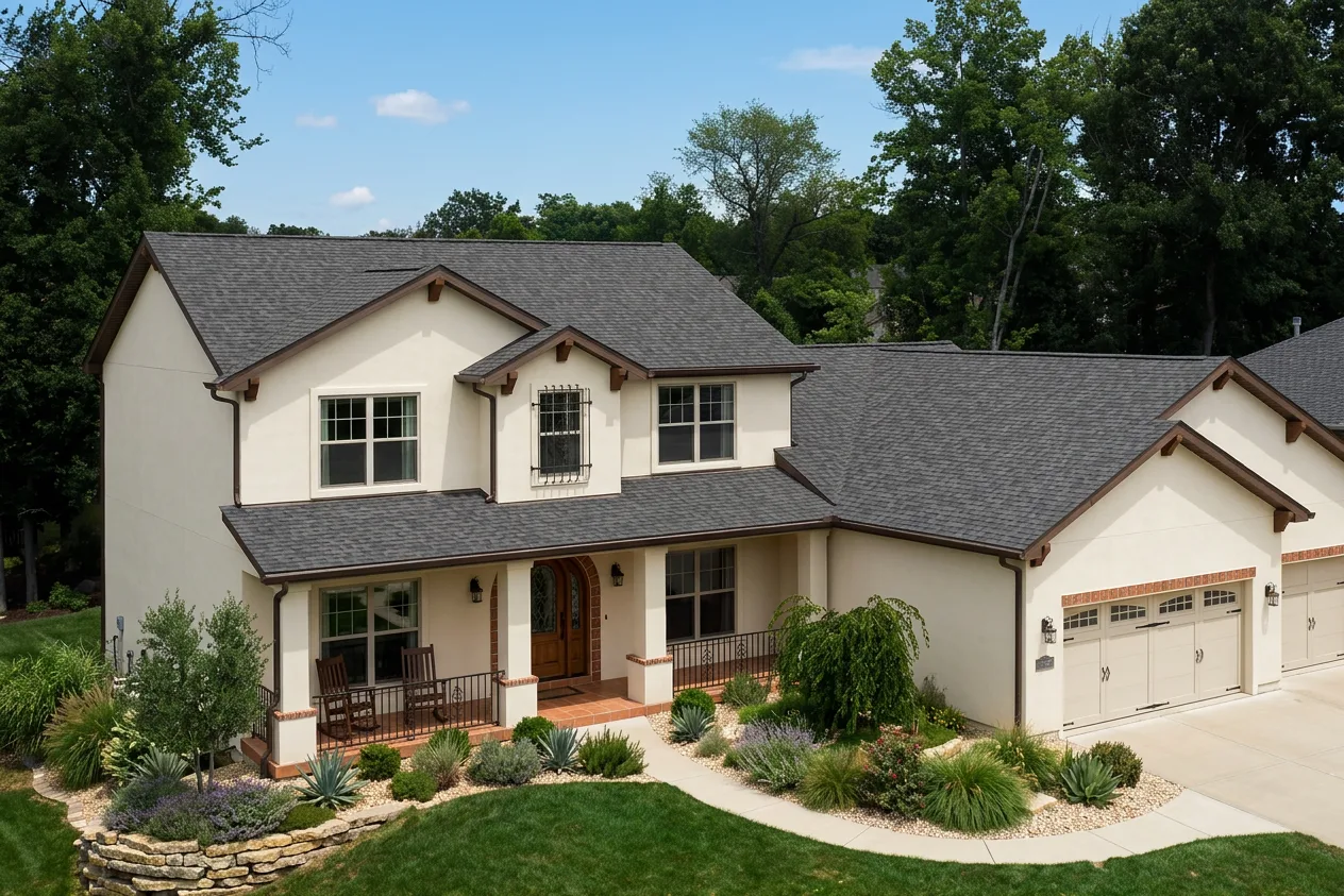 Florida home with Landmark Pro Max Def Colonial Slate roof