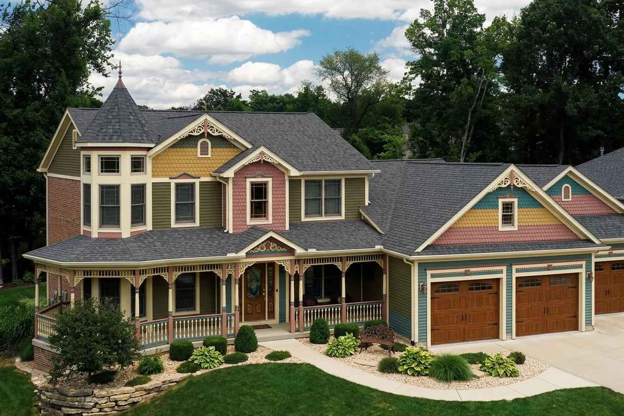 Florida home with Landmark Pro Max Def Colonial Slate roof