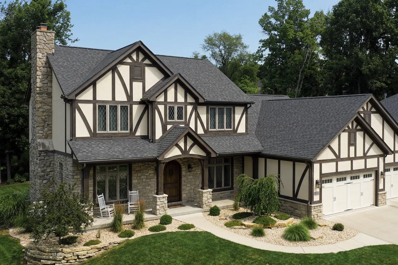 Florida home with Landmark Pro Max Def Colonial Slate roof