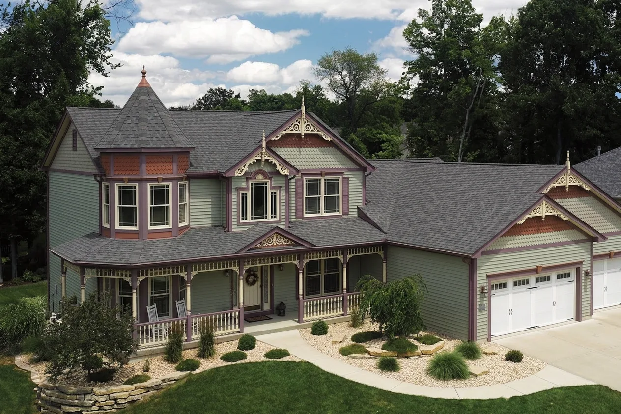 Florida home with Landmark Pro Max Def Colonial Slate roof