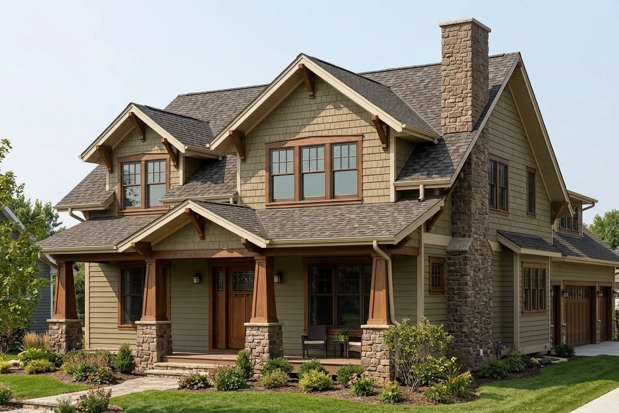 Florida home with Landmark Pro Max Def Driftwood roof
