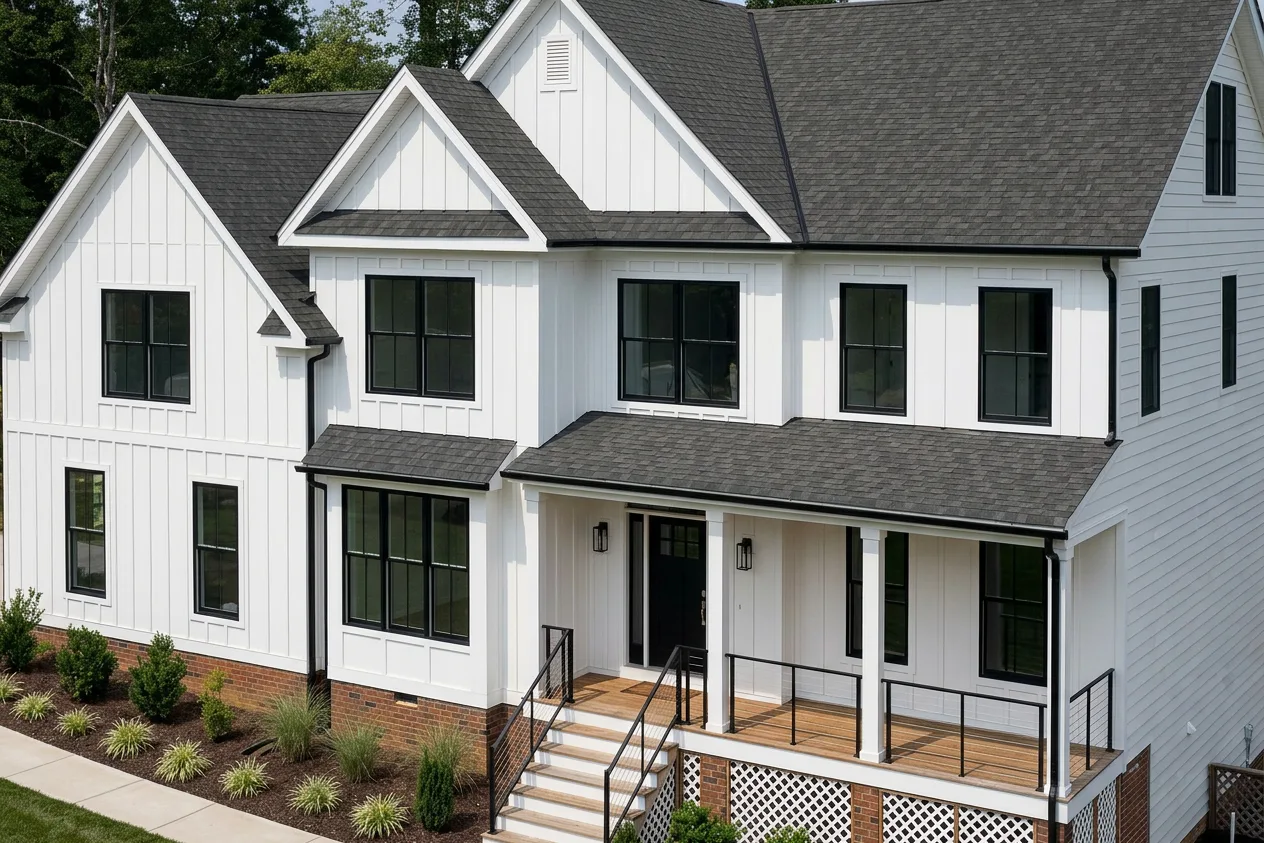 Florida home with Landmark Pro Max Def Espresso roof