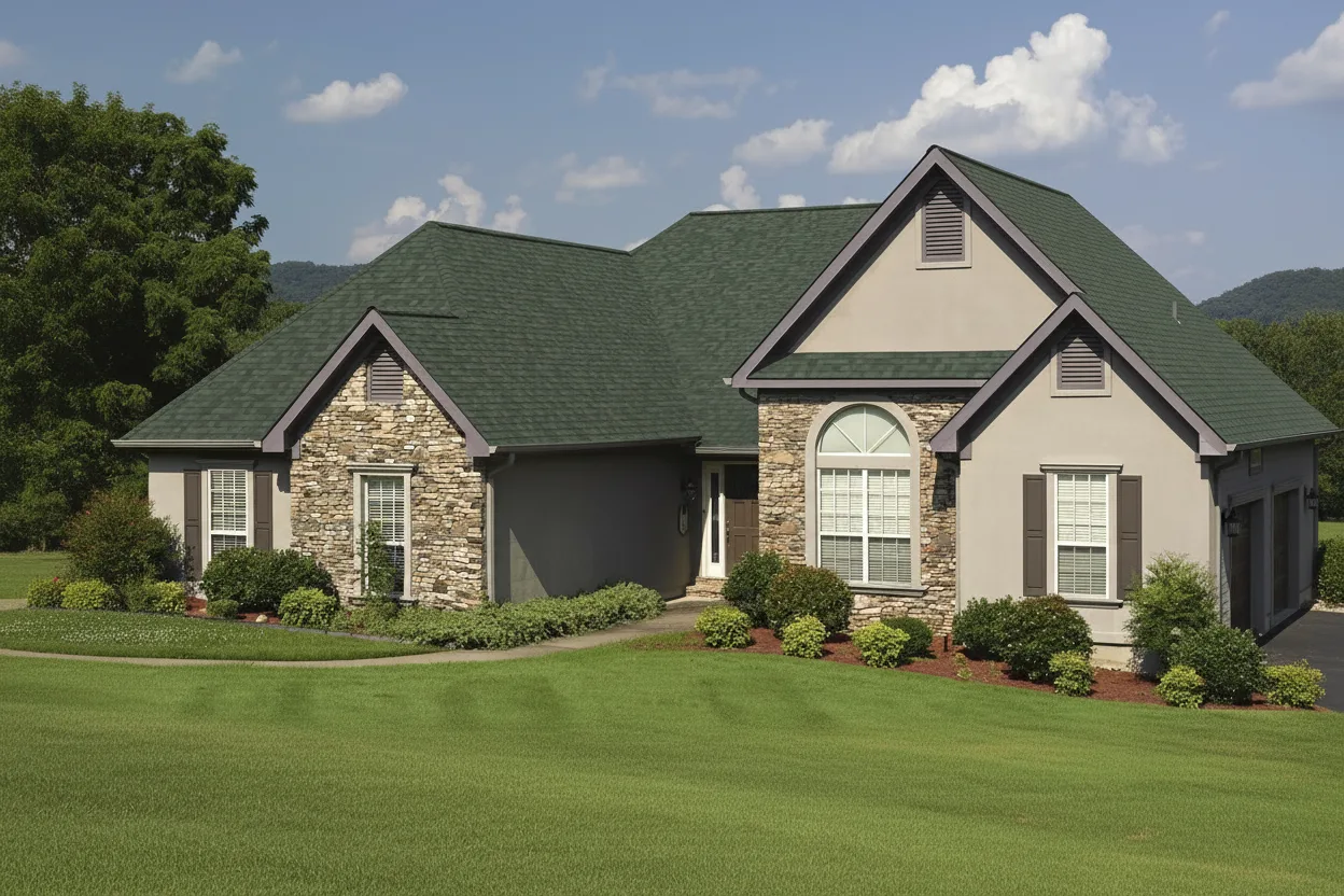 Florida home with Landmark Pro Max Def Evergreen roof