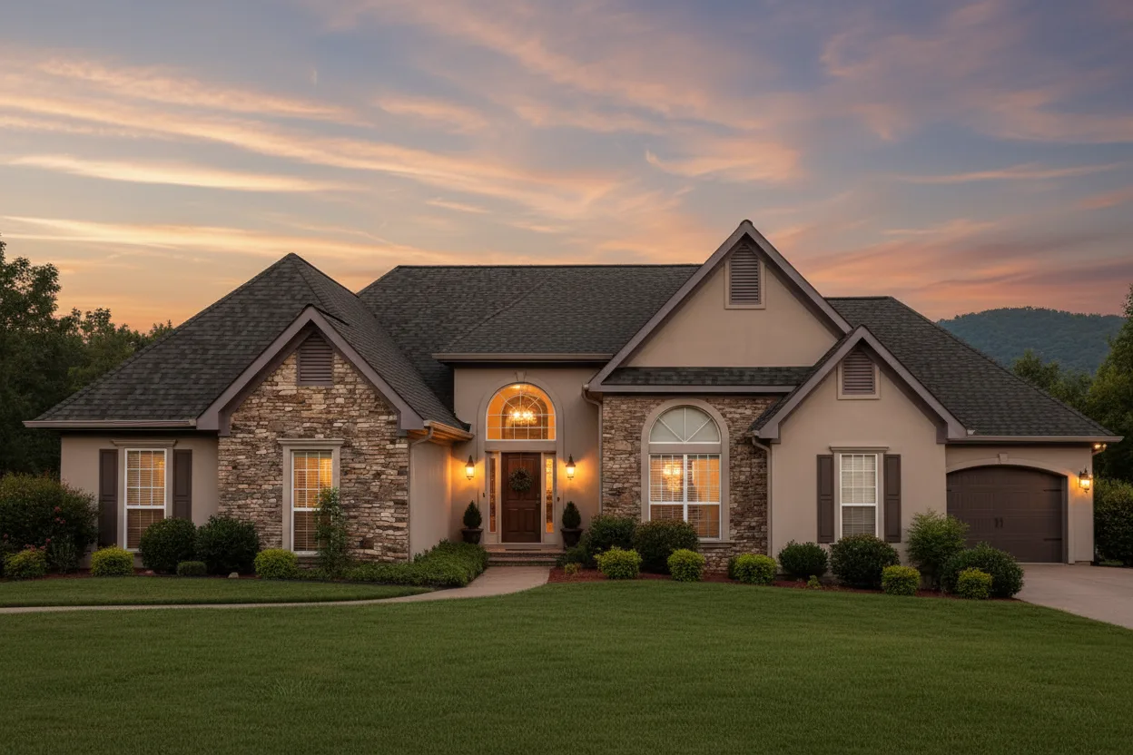 Florida home with Landmark Pro Max Def Granite Gray roof