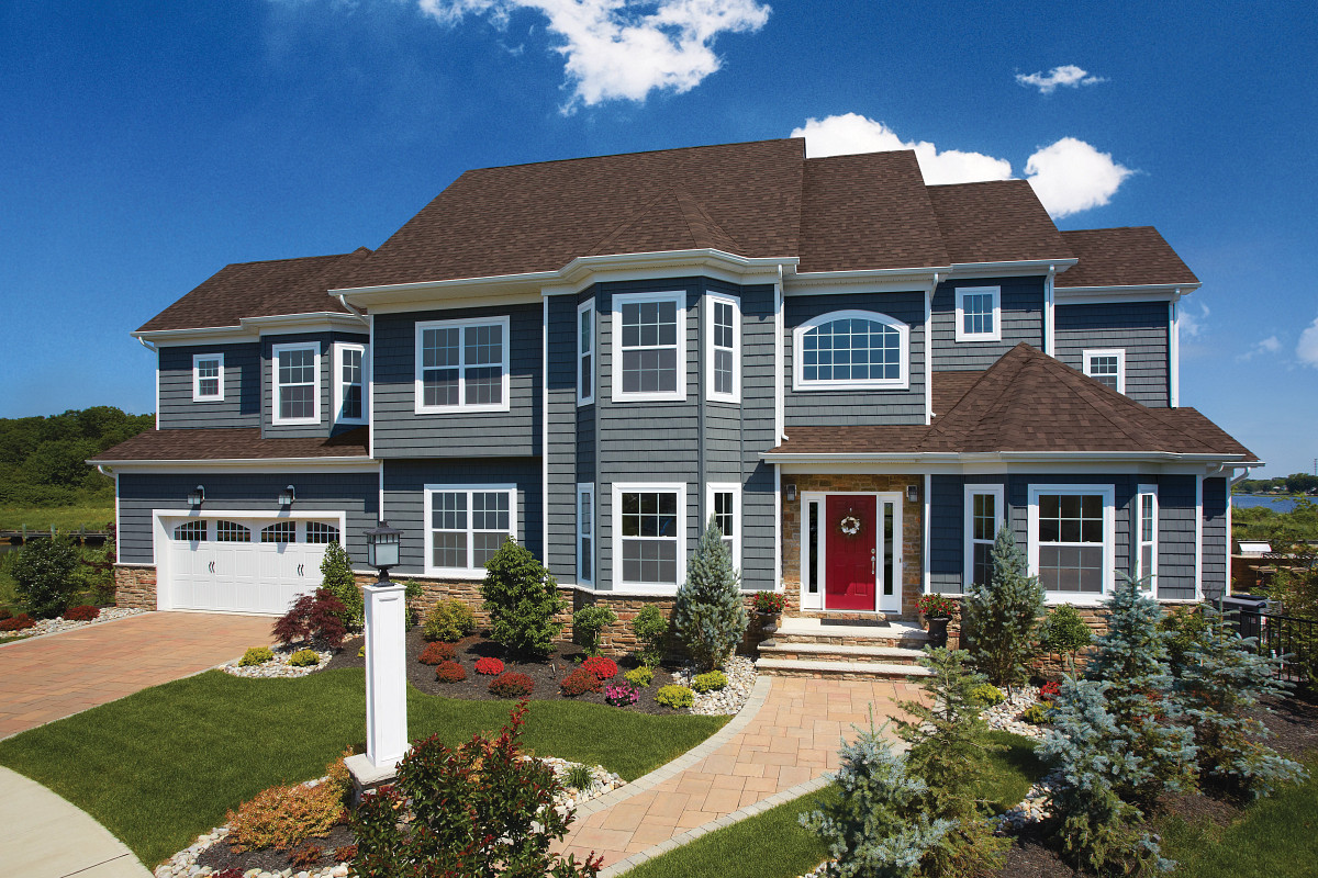 Home with CertainTeed Landmark Pro Max Def Pewterwood roof