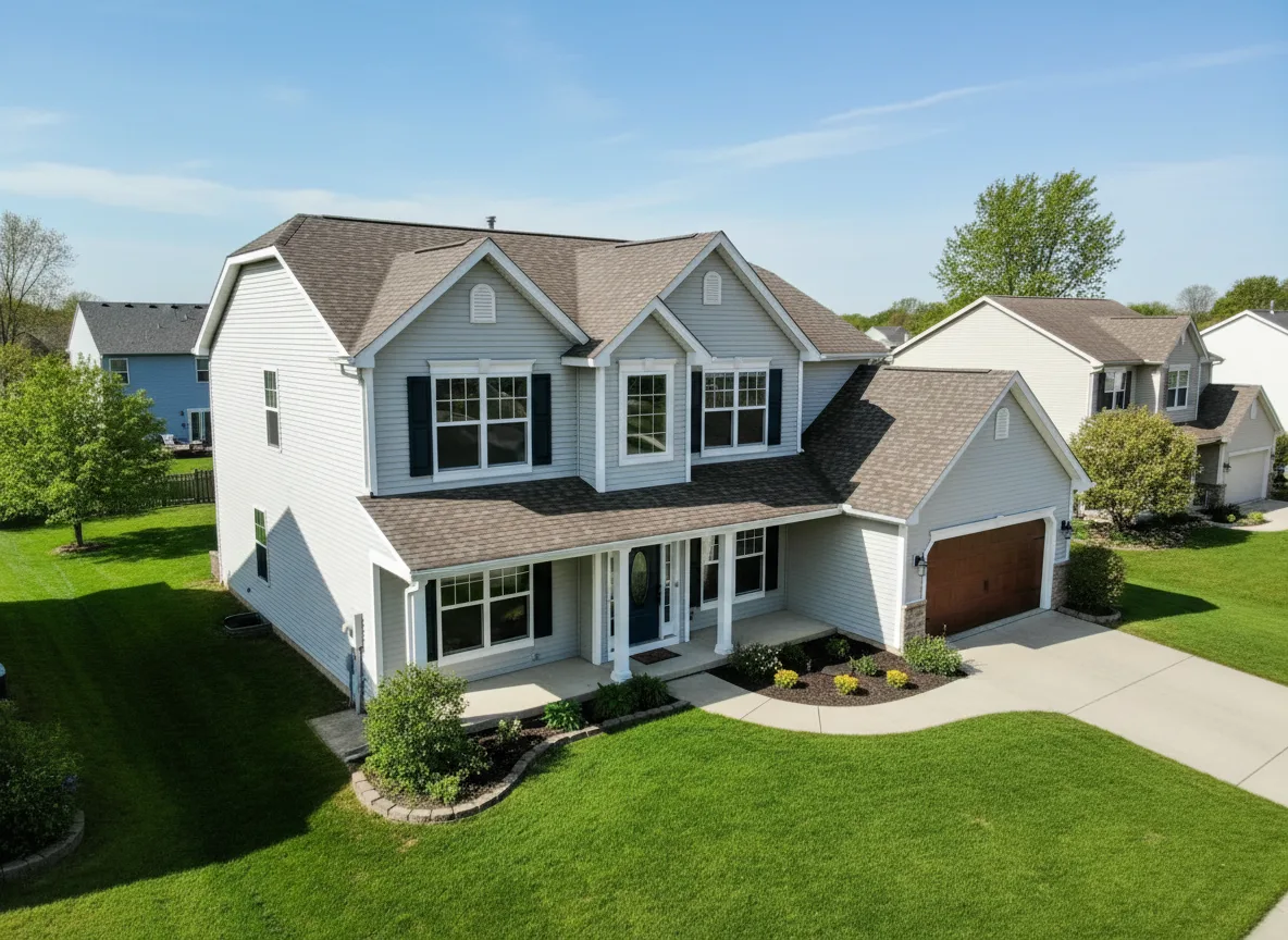 Florida home with Landmark Pro Max Def Prairie Wood roof