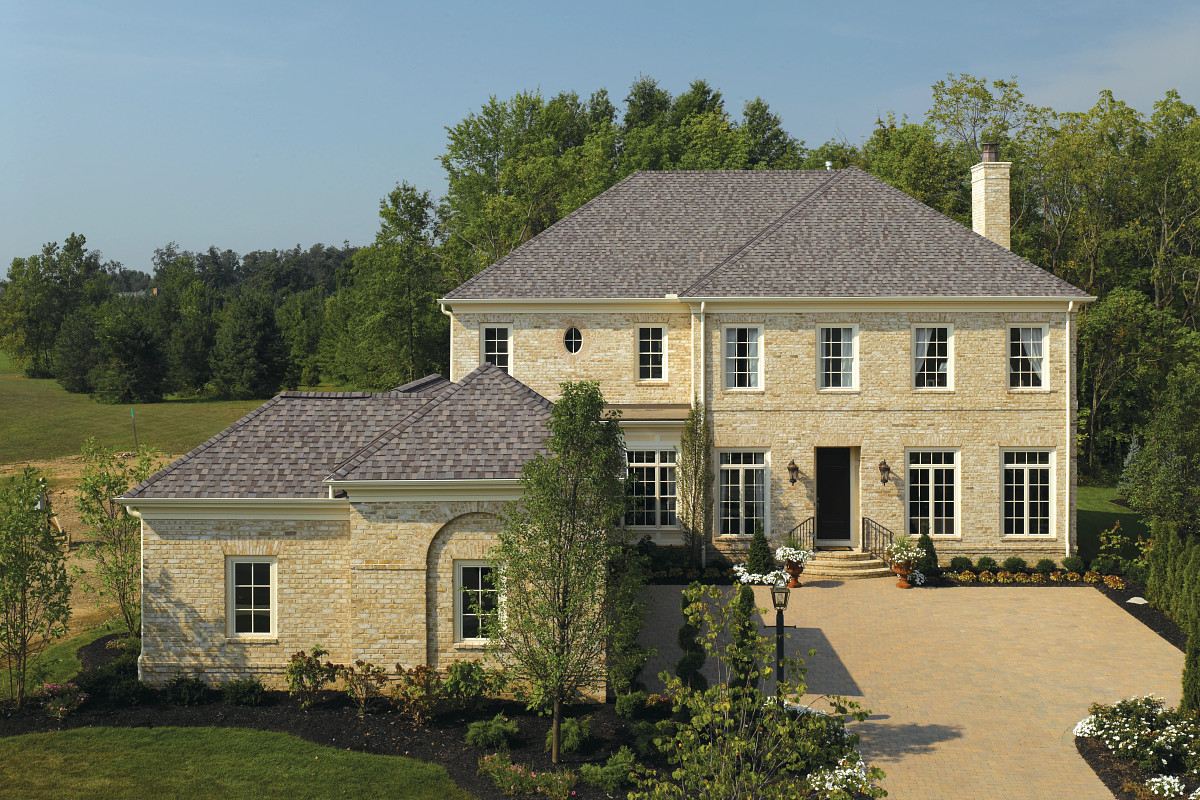 Home with CertainTeed Landmark Pro Max Def Weathered Wood roof