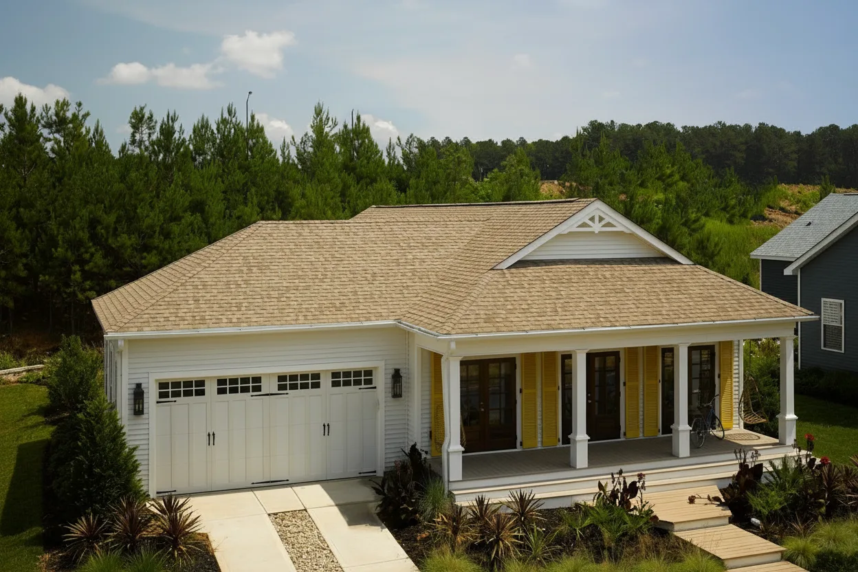 Florida home with Landmark Sunrise Cedar roof