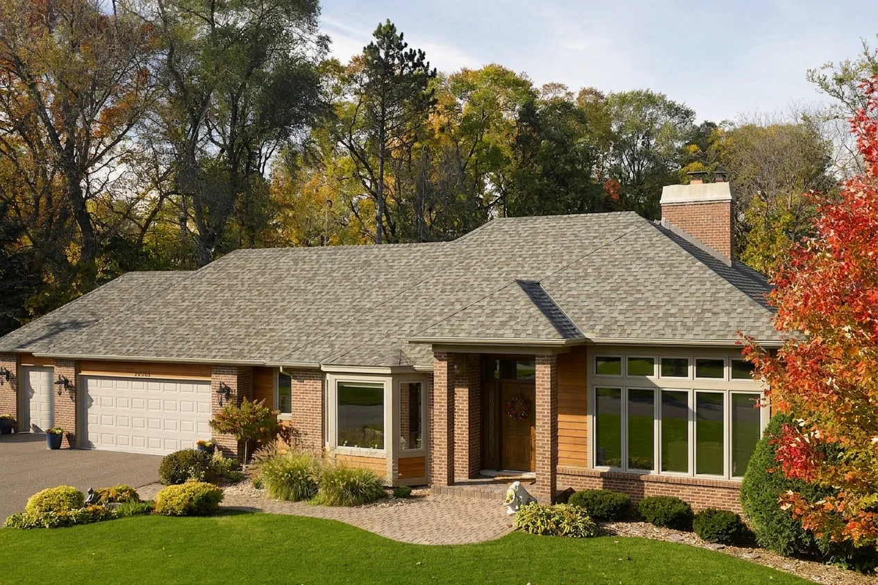 Florida home with Northgate Climateflex Max Def Weathered Wood roof