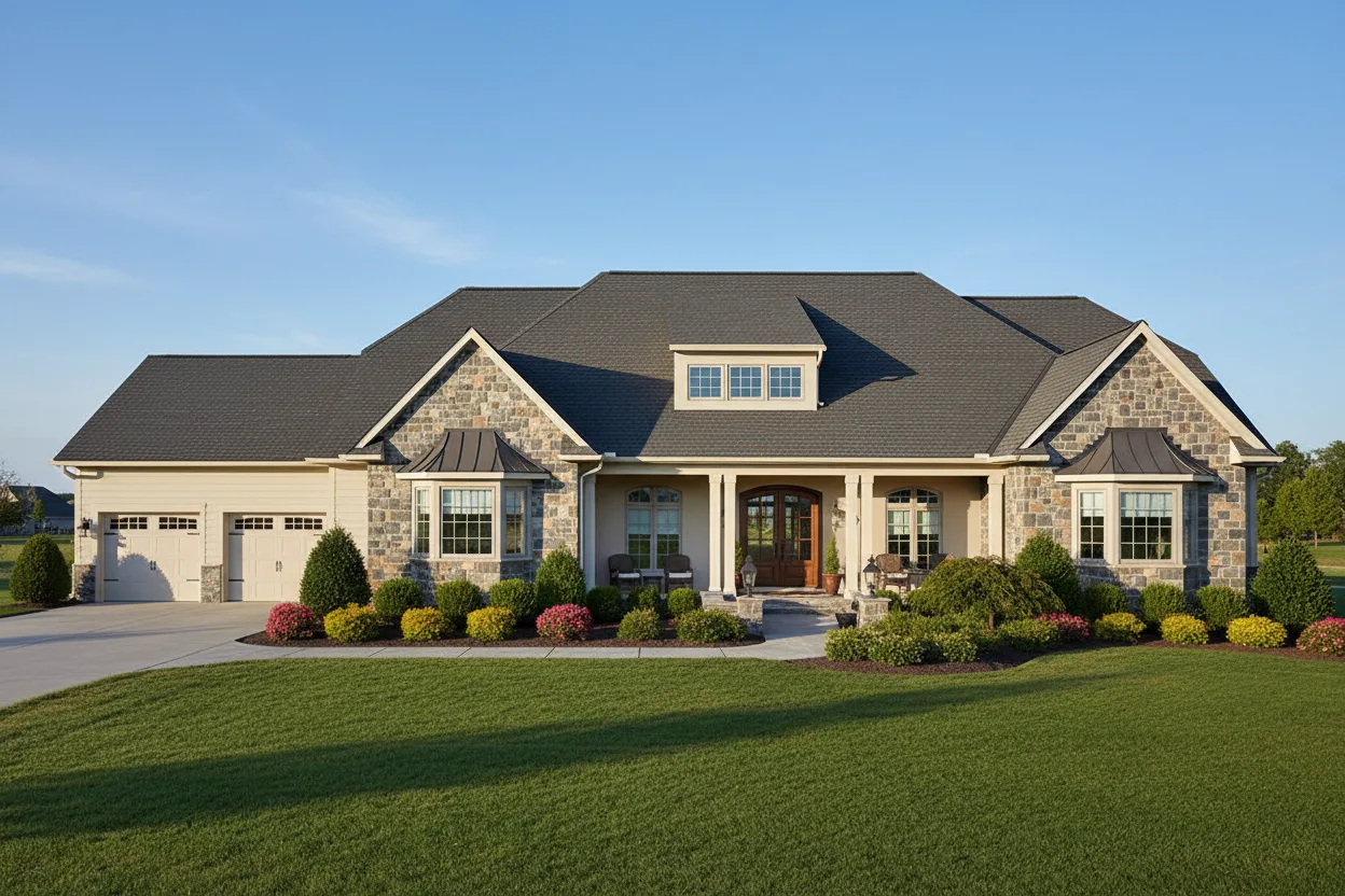 Florida home with Camelot II Royal Slate roof