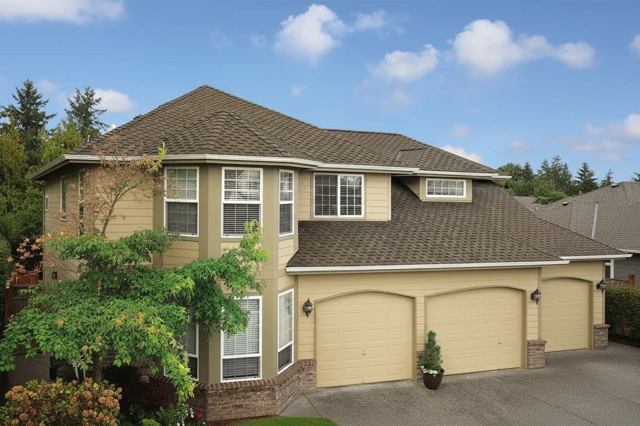 Florida home with Grand Sequoia Autumn Brown roof