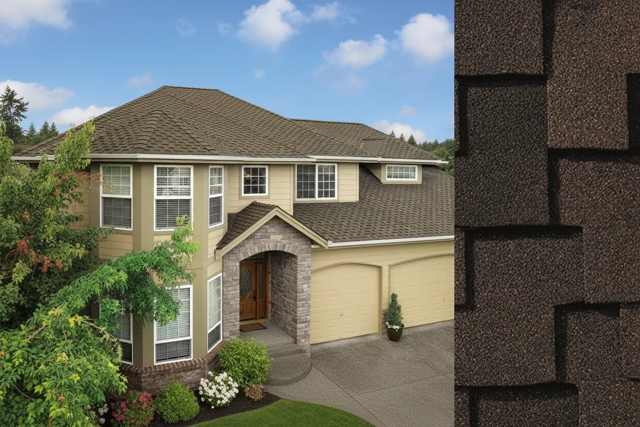 Florida home with Grand Sequoia Autumn Brown roof
