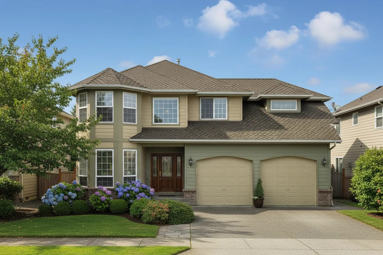 Florida home with Grand Sequoia Autumn Brown roof
