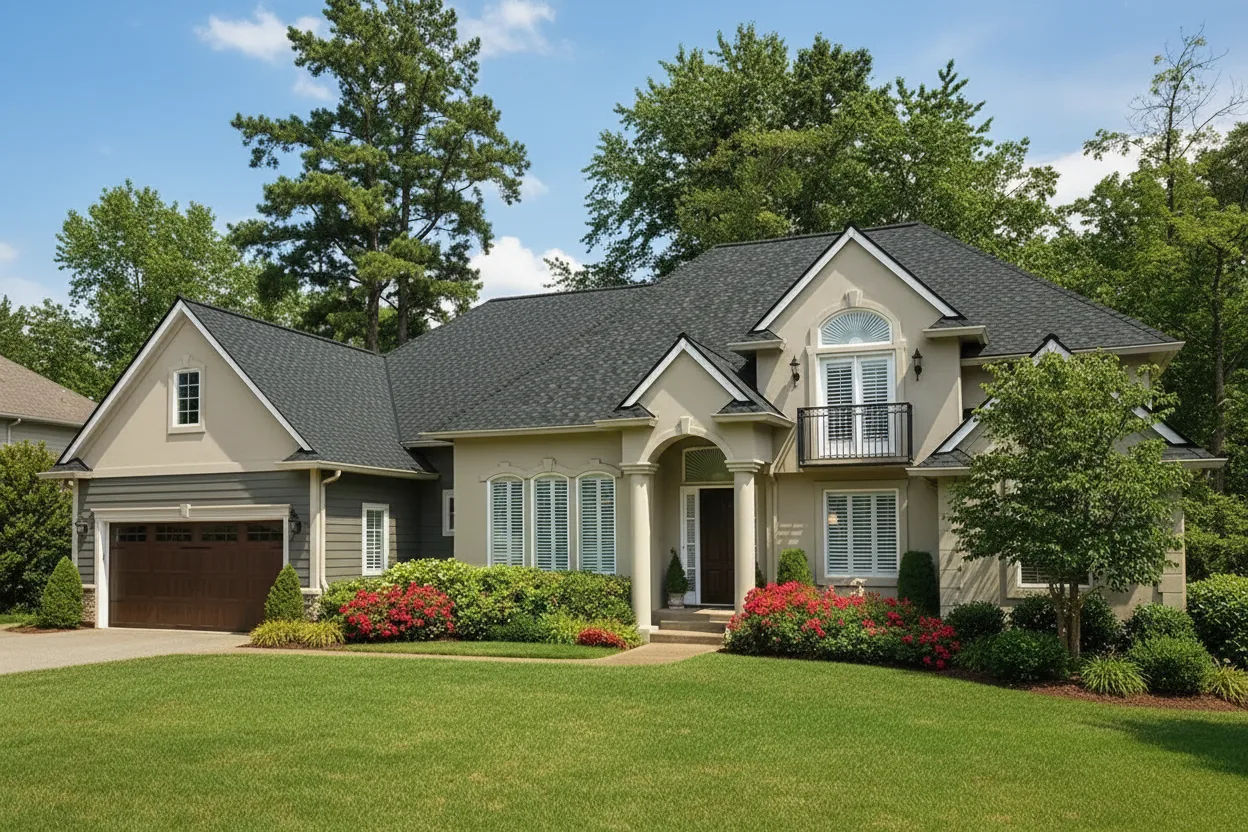 Florida home with Grand Sequoia Charcoal roof