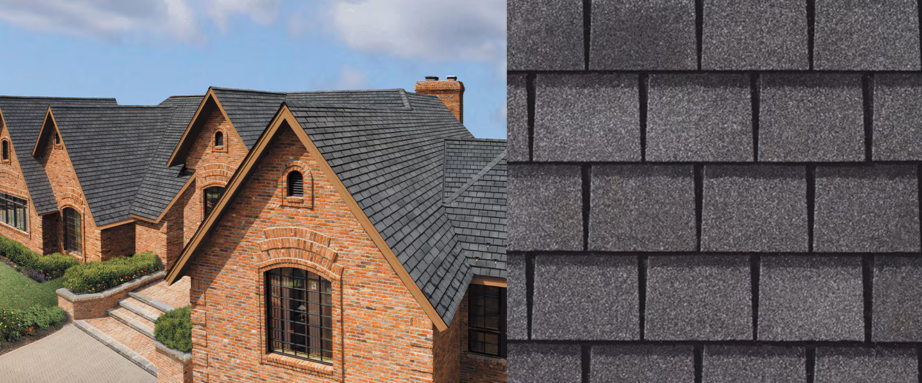 Home with GAF Slateline Antique Slate roof