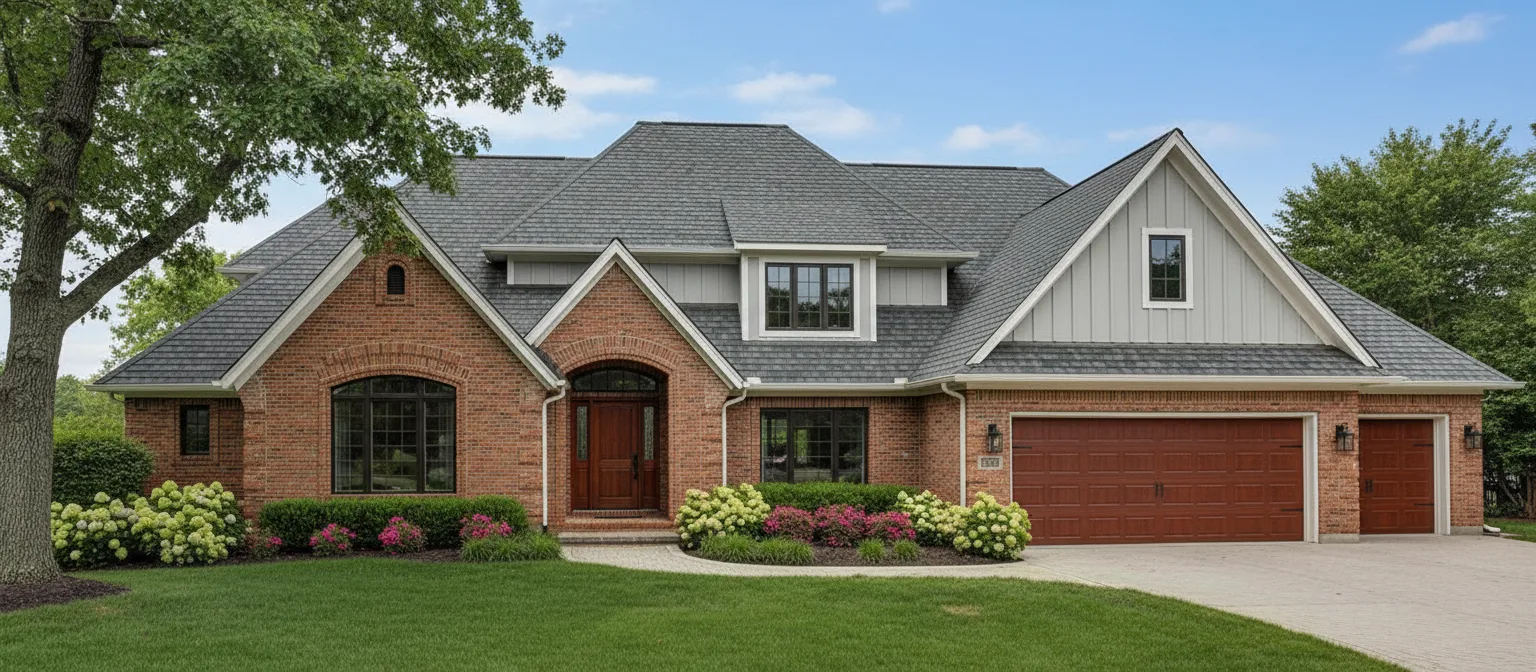 Florida home with Slateline Antique Slate roof