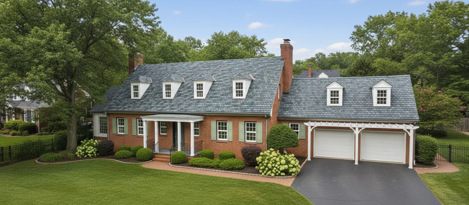 Florida home with Slateline English Gray roof
