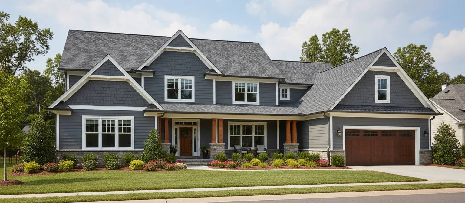 Florida home with Slateline English Gray roof