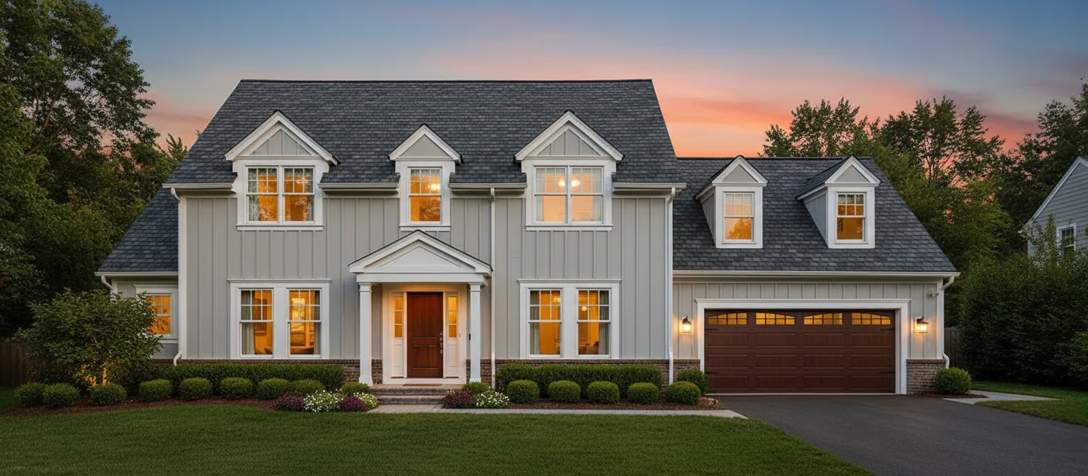 Florida home with Slateline English Gray roof