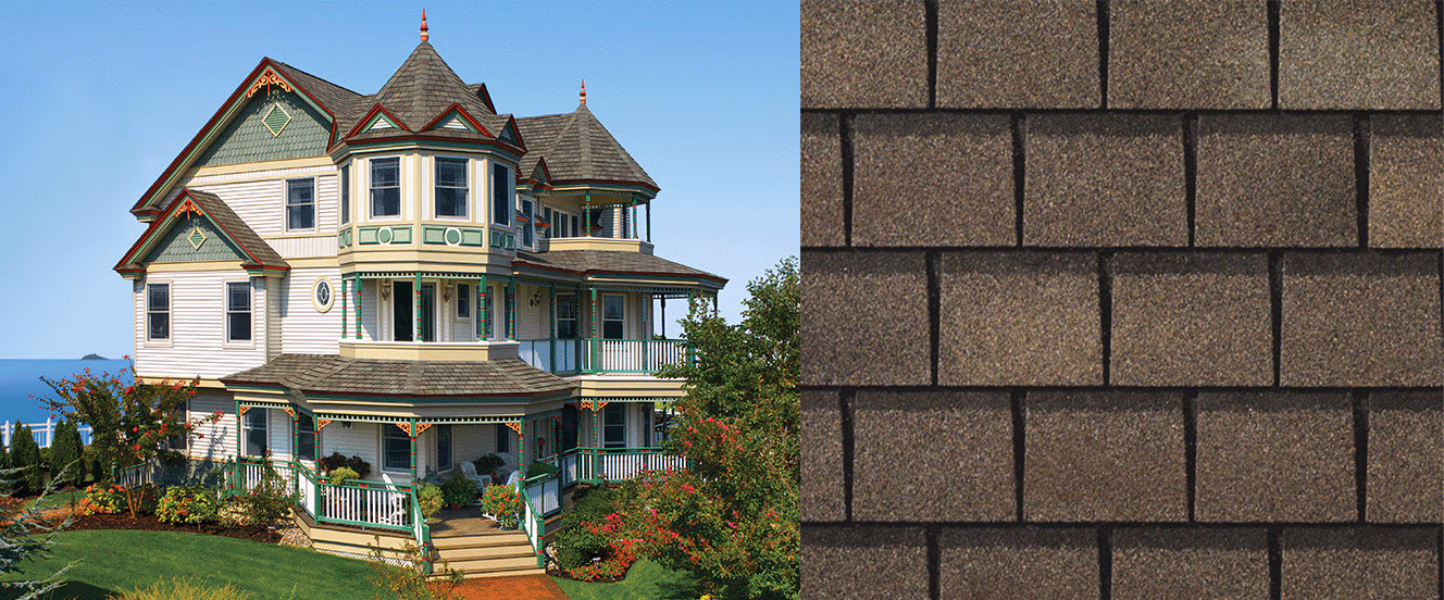 Home with GAF Slateline Weathered Slate roof