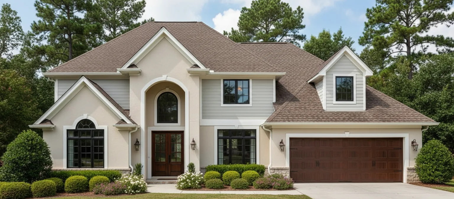 Florida home with Timberline AS II Barkwood roof